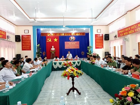 Huyện ủy M’Drắk tổ chức Hội nghị giao ban công tác an ninh Cụm các huyện, thị xã giáp ranh thuộc 3 tỉnh: Đắk Lắk, Gia Lai, Phú Yên Quý I/2018